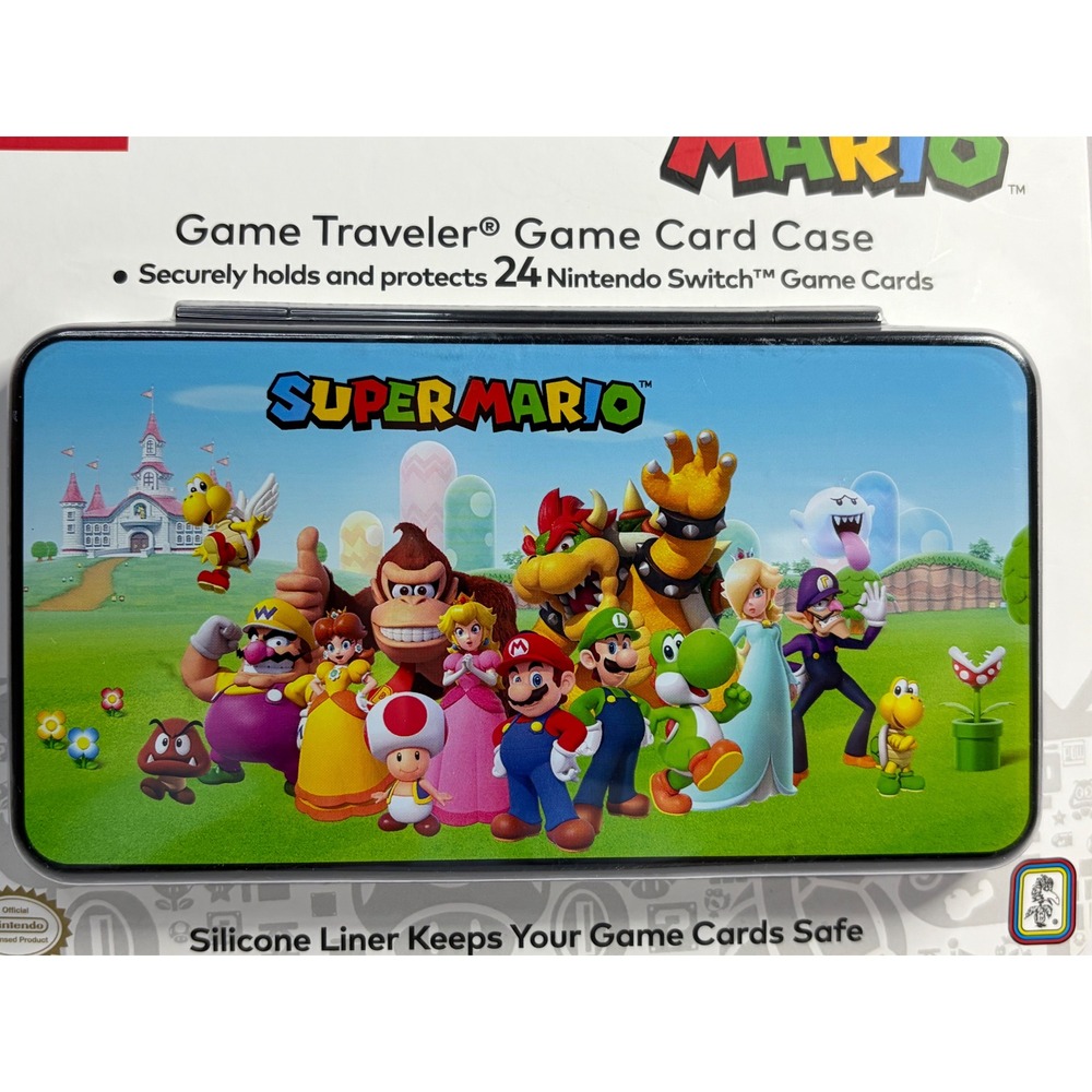 Nintendo Switch Super Mario Game Traveler 24 Card Case RDS Industries‎ GCC24SM - Picture 3 of 5